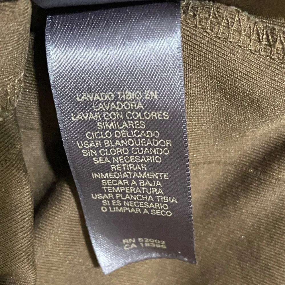 Liz Claiborne Chocolate Button-Up Blouse